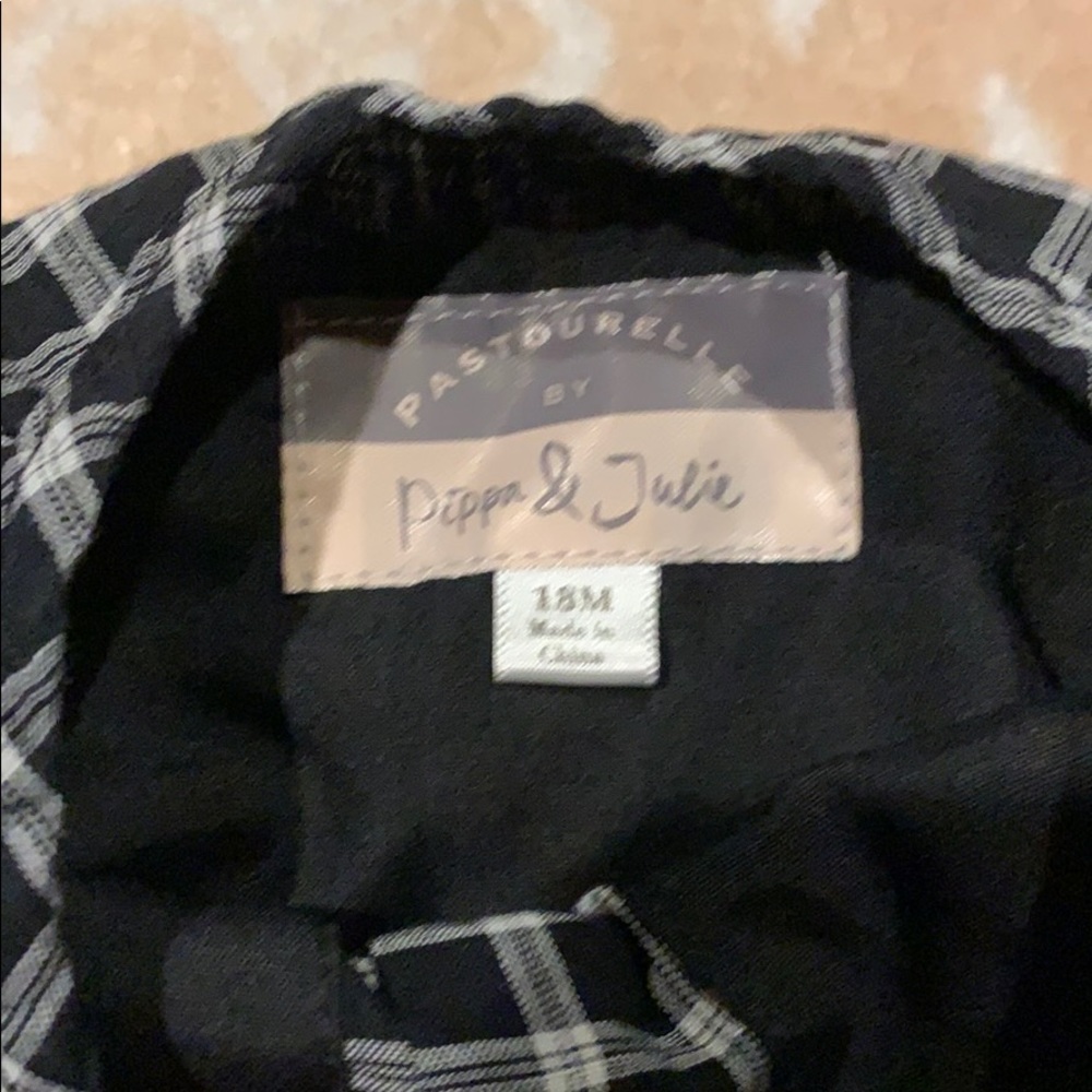 Pastourelle Pippa Julie Crew Checkered Top -357- - Picture 4 of 7